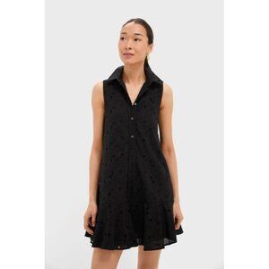NWT Tuckernuck Black Floral Eyelet Sleeveless Callahan Small